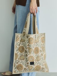 VICKY/ビッキー VICKY ハンドブロックプリントトートバッグ/508222849