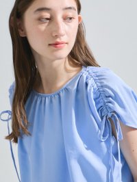 ketty/ケティ ketty フィブリルサテンギャザーブラウス≪手洗い可能≫/508222853