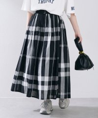 NICE CLAUP/OLIVE des OLIVE OUTLET/【NAO】ビッグチェックギャザースカート/508222874