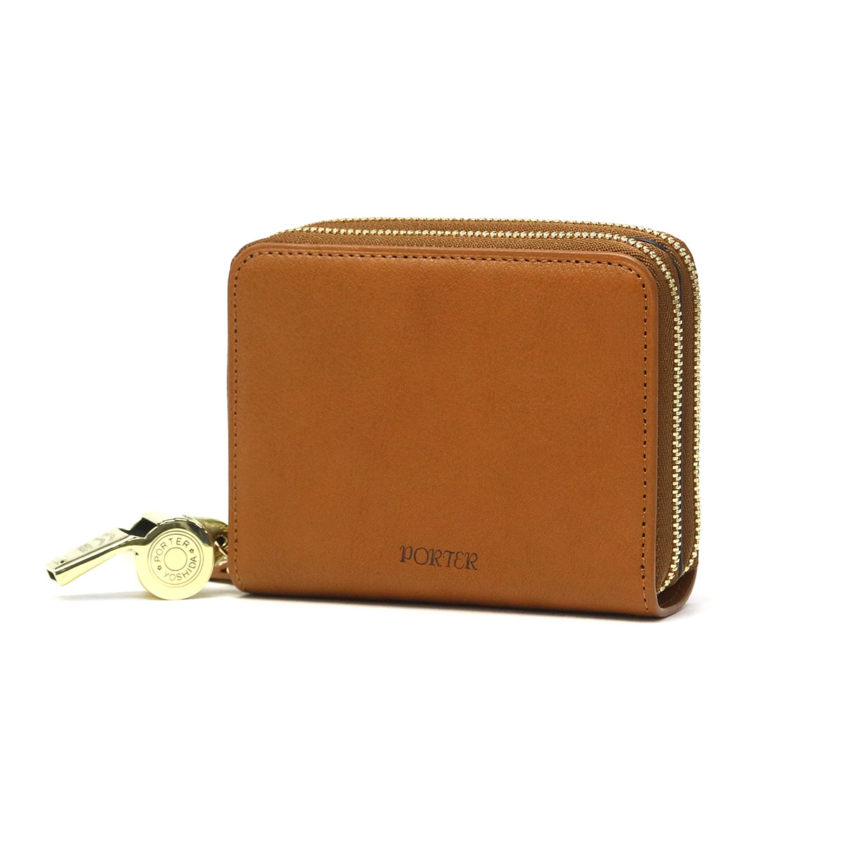 PORTERベージュ レザー 長財布 CURRENT（PORTER） ポーター カレント ロングウォレット 052