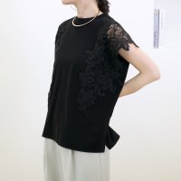 Aletta vita/アレッタ ヴィータ Aletta vita カットレースフレンチカットソー/508223174