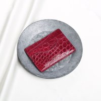 sankyoshokai/サンキョウショウカイ 三京商会 カードケース 薄型 本革クロコダイルレザー/508223181