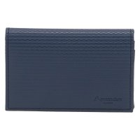 Aquascutum/アクアスキュータム AQUASCUTUM カードケース 名刺入れ 定期入れ ブリクストン メンズ 本革 日本製 ブラック ネイビー 黒 AQW－00451/508223196