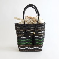 WOVEN/ウーヴン WOVEN メルカドバッグ × キャンバスねこ2WAYバッグ nbk－m－sil－neko－iv/508223235