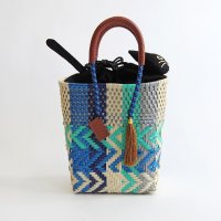 WOVEN/ウーヴン WOVEN メルカドバッグ × キャンバスねこ2WAYバッグ nbk－m－sil－neko－iv/508223235