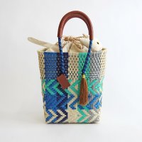 WOVEN/ウーヴン WOVEN メルカドバッグ × キャンバスねこ2WAYバッグ nbk－m－sil－neko－iv/508223235
