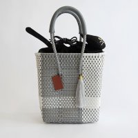WOVEN/ウーヴン WOVEN メルカドバッグ × キャンバスねこ2WAYバッグ nbk－m－sil－neko－iv/508223235