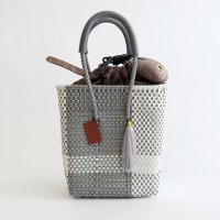 WOVEN/ウーヴン WOVEN メルカドバッグ × キャンバスねこ2WAYバッグ nbk－m－sil－neko－iv/508223235