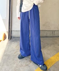 futier land/フューティアランド Futier Land レイヤード風ストライプパンツ/508223258