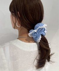SLOBE IENA/A Bronze Age/ブロンズエイジ ストライプシュシュ DOILY SCRUNCHIE/508223324