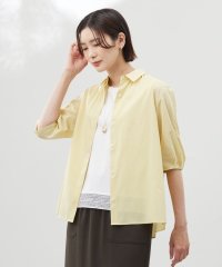 J.PRESS LADIES（LARGE SIZE）/【洗える】ラミーポプリン シャツ ブラウス/508118519