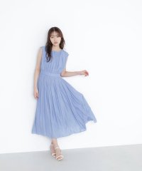 NATURAL BEAUTY BASIC/割繊サテンギャザーワンピース/508206477