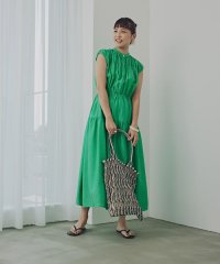 N Natural Beauty Basic/フレンチスリーブギャザーワンピース/508208957