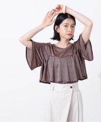 N Natural Beauty Basic/ラメドレープカットソー/508208959