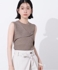 N Natural Beauty Basic/フロントツイストリブニット/508208960