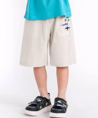 【らくのび/接触冷感】ポケットプリント選べるカラフルツイルハーフパンツ(80~1