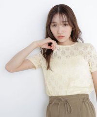 NATURAL BEAUTY BASIC/カットレースTシャツ/508218683