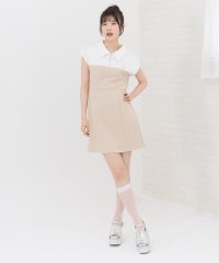 REDYAZEL/バイカラーポロミニワンピース/508221913