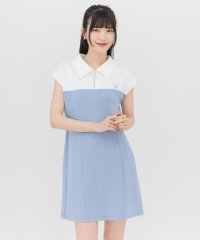 REDYAZEL/バイカラーポロミニワンピース/508221913