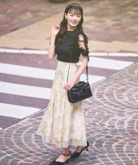 SWINGLE/シアーメッシュBIGフラワースカート/508221919