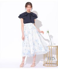 SWINGLE/シアーメッシュBIGフラワースカート/508221919
