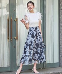 SWINGLE/シアーメッシュBIGフラワースカート/508221919