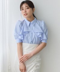 AND COUTURE/ビジューボタンフリルブラウス/508221933