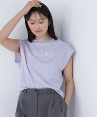 NATURAL BEAUTY BASIC/フレンチスリーブロゴTシャツ/508221981