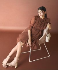 PROPORTION BODY DRESSING/《EDIT COLOGNE》フリル楊柳ミニワンピース/508221986