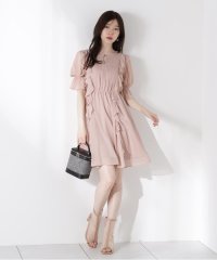 PROPORTION BODY DRESSING/《EDIT COLOGNE》フリル楊柳ミニワンピース/508221986