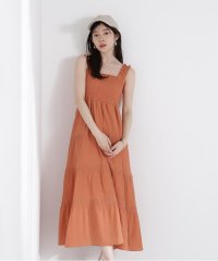 PROPORTION BODY DRESSING/《EDIT COLOGNE》レース付きティアードワンピース/508221987