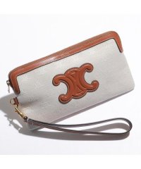 CELINE/セリーヌ CELINE CELINE ポーチ Long Pouch with strap 10K672FDZ トリオンフ/508223939