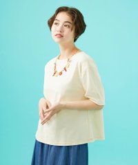 Jocomomola/Cosecha フルーツ刺繍ネックレス付きカットソー/508223969