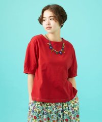 Jocomomola/Cosecha フルーツ刺繍ネックレス付きカットソー/508223969