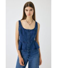 moussy/SQUARE NECK デニム ビスチェ/508224008