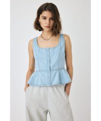 moussy/SQUARE NECK デニム ビスチェ/508224008