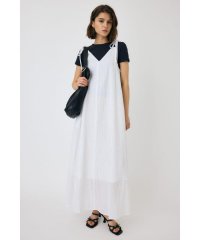 moussy/SHEER GINGHAM キャミドレス/508224014