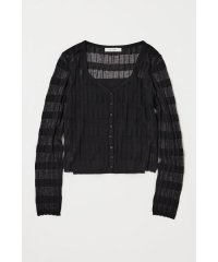 moussy/SHEER BORDER カーディガン/508224022