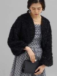 petirobe/プチローブ petirobe フェザーチュールボレロ/508224101