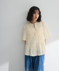 Green Parks/グリーン パークス Green Parks SET2点マジョリカシャーリングブラウス＋タンク/508224103