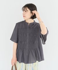 Green Parks/グリーン パークス Green Parks SET2点マジョリカシャーリングブラウス＋タンク/508224103
