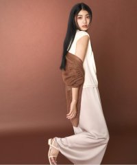 PROPORTION BODY DRESSING/マットサテンスリットスカート/508224116