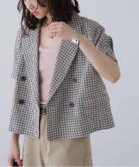 FREE'S MART/袖コクーンダブルブレストハーフジャケット/508224126