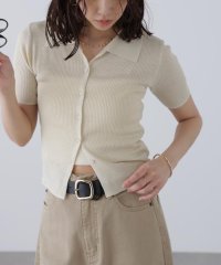 FREE'S MART/衿付きラメニットカーディガン/508224131