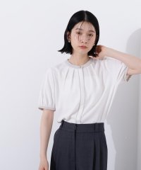N Natural Beauty Basic/バイカラートリミングブラウス/508224133