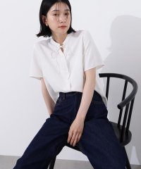 N Natural Beauty Basic/ナローリボンタイブラウス/508224135