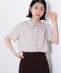 N Natural Beauty Basic/ナローリボンタイブラウス/508224135