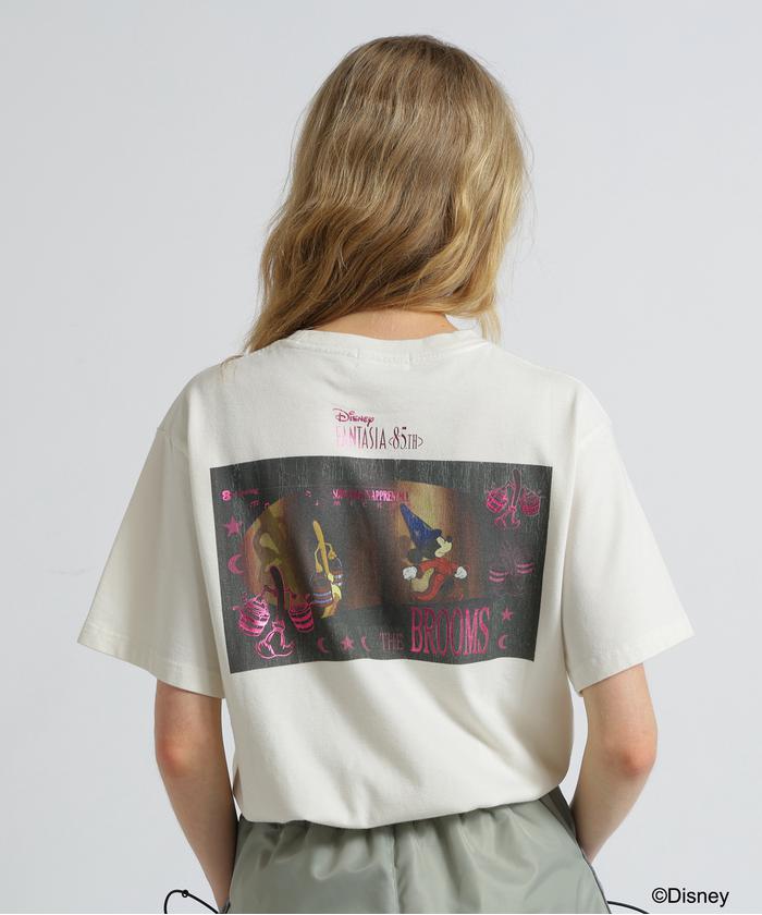 国内発送☆AVIREX☆MICKEY MOUSE / L-FOIL PRINT T-SHIRT Disney Collection》FANTASIA / MICKEY MOUSE / L-FOIL PRINT T