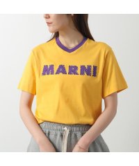 MARNI/マルニ MARNI MARNI KIDS Tシャツ M01412 M00HZ Vネック ロゴ刺繍/508224803