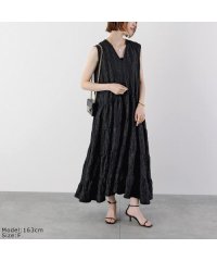 TORRAZZO DONNA/トラッゾドンナ TORRAZZO DONNA TORRAZZO DONNA ワンピース 6251－322 Vネック ノースリーブ/508224922